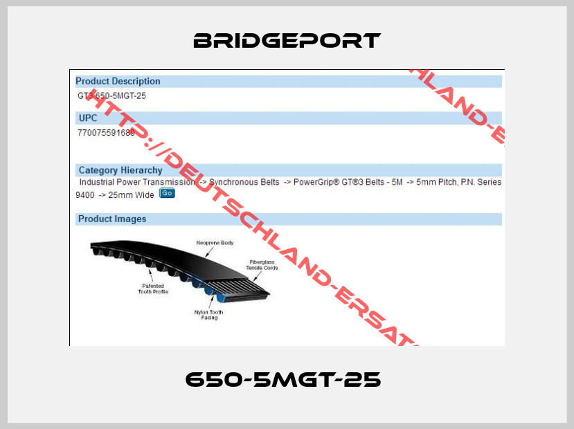Bridgeport-650-5MGT-25 