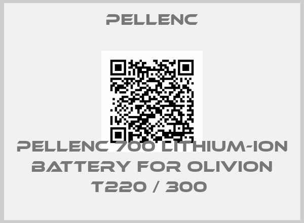 Pellenc-Pellenc 700 lithium-ion battery for Olivion T220 / 300 