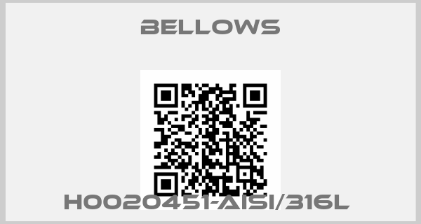 Bellows-H0020451-AISI/316L 