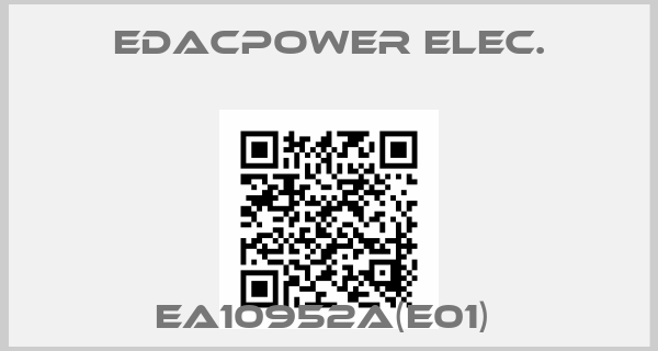 Edacpower elec.-EA10952A(E01) 