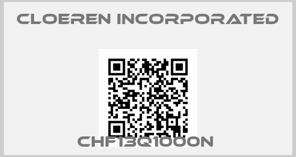 Cloeren Incorporated-CHF13Q1000N 