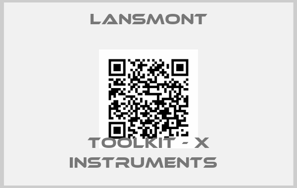 Lansmont-Toolkit - X Instruments  