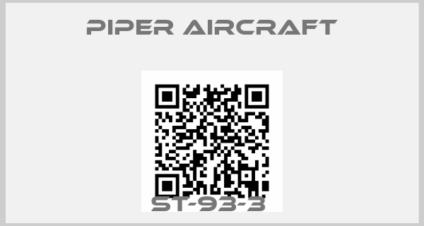 Piper Aircraft-ST-93-3 