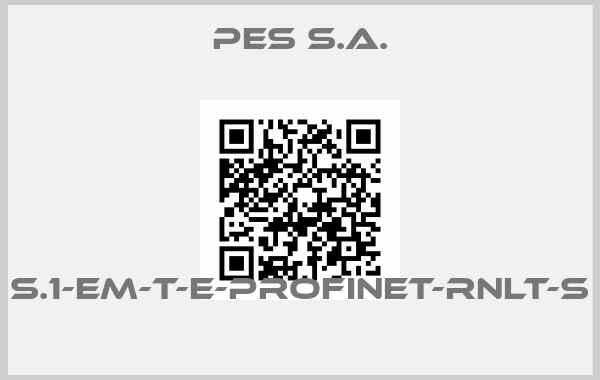 PES S.A.-S.1-EM-T-E-PROFINET-RNLT-S 
