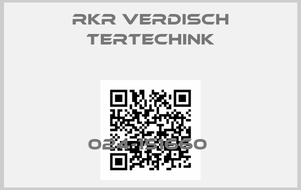 RKR VERDISCH TERTECHINK-024-151660 