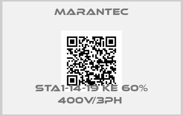 MARANTEC-STA1-14-19 KE 60% 400V/3PH 