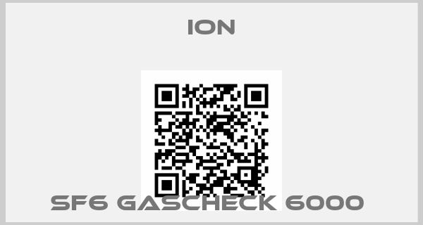 ION-SF6 GasCheck 6000 