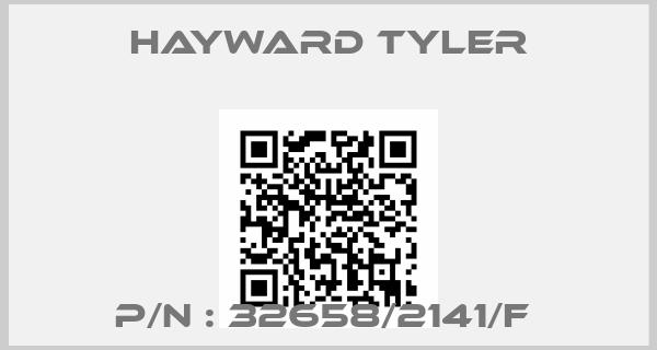 Hayward Tyler-P/N : 32658/2141/F 