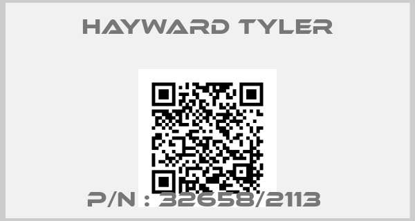 Hayward Tyler-P/N : 32658/2113 