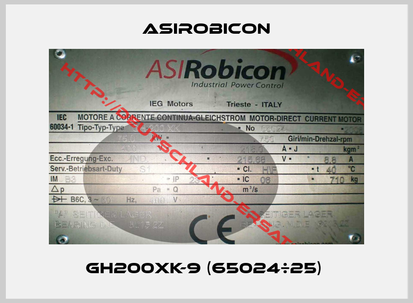 Asirobicon-GH200XK-9 (65024÷25) 