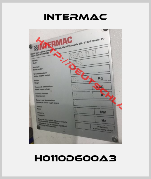 Intermac-H0110D600A3