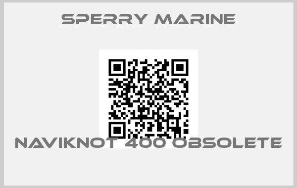 Sperry marine-NAVIKNOT 400 obsolete 