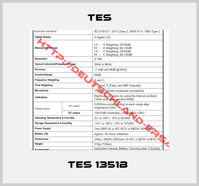 TES-TES 1351B 