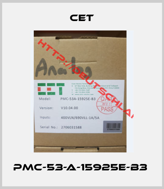CET-PMC-53-A-15925E-B3 