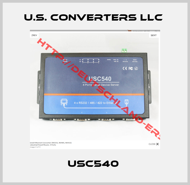 U.S. CONVERTERS LLC -USC540 