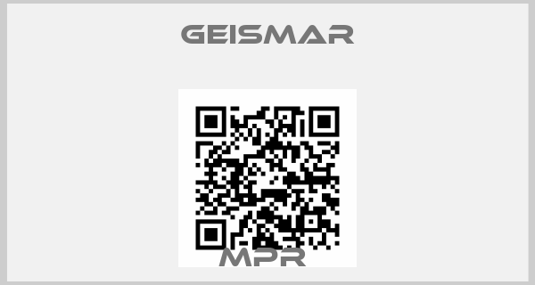 Geismar-MPR 