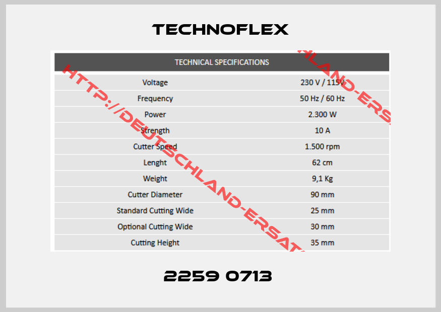 Technoflex-2259 0713 