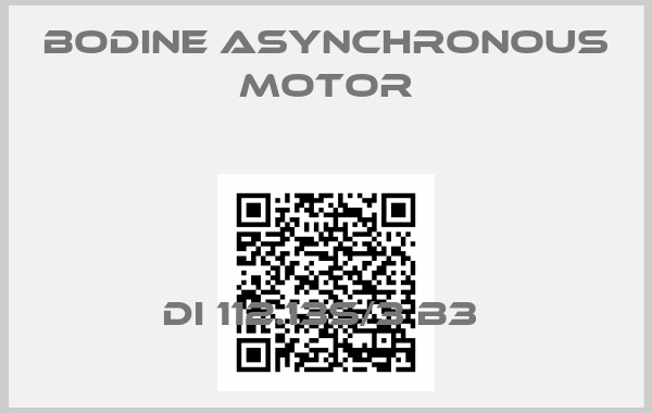 BODINE Asynchronous motor-DI 112.13S/3 B3 