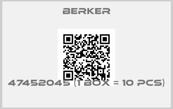 Berker-47452045 (1 box = 10 pcs) 