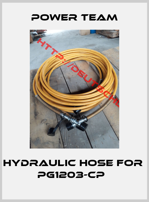 Power team-hydraulic hose for  PG1203-CP  