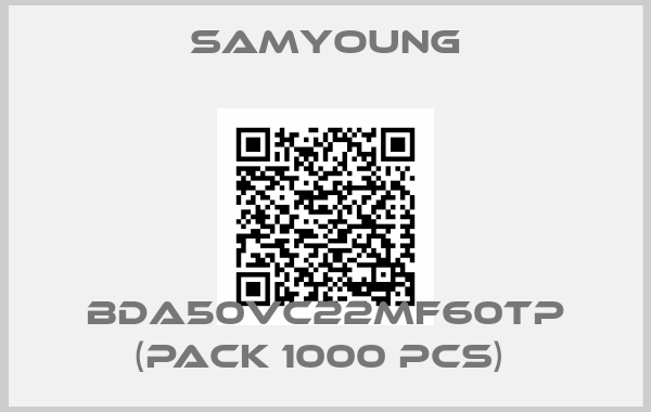 Samyoung-BDA50VC22MF60TP (pack 1000 pcs) 