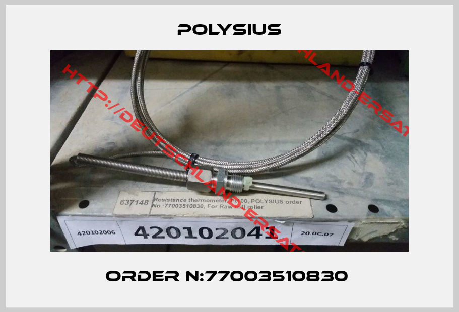 POLYSIUS-Order N:77003510830 
