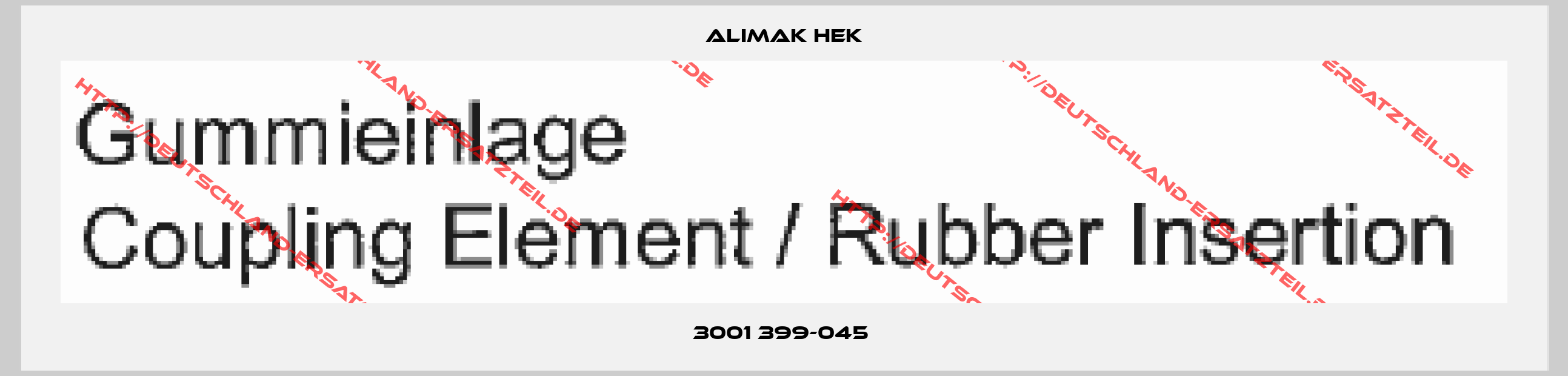 Alimak Hek-3001 399-045 