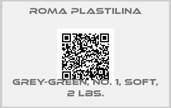 Roma Plastilina-Grey-Green, No. 1, Soft, 2 lbs.