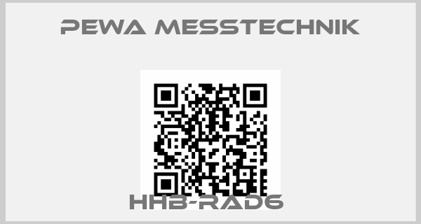 PEWA Messtechnik-HHB-RAD6 