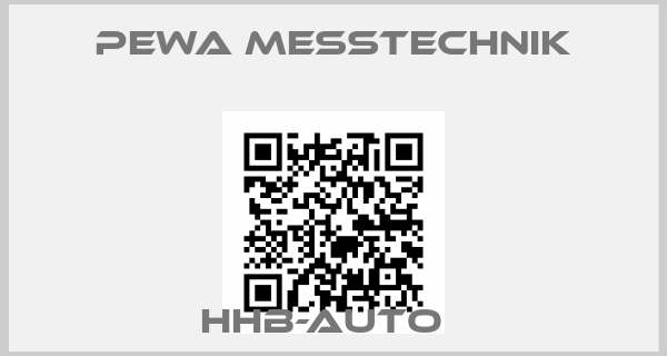 PEWA Messtechnik-HHB-AUTO  