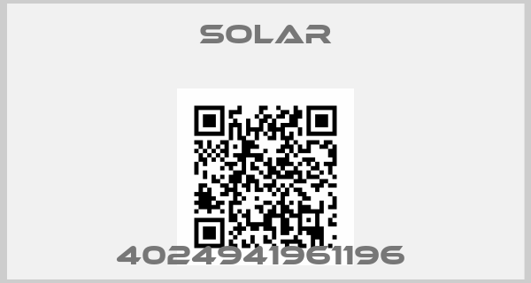 SOLAR-4024941961196 
