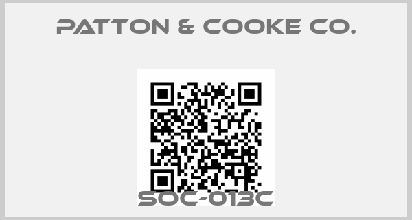 Patton & Cooke Co.-SOC-013C