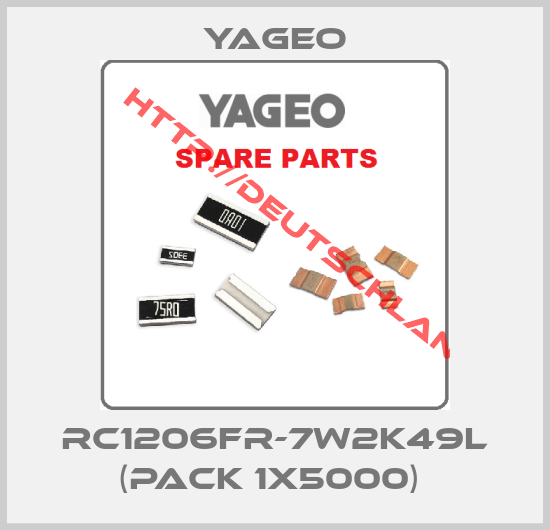Yageo-RC1206FR-7W2K49L (pack 1x5000) 