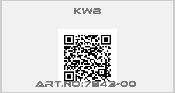 Kwb-Art.No:7843-00 