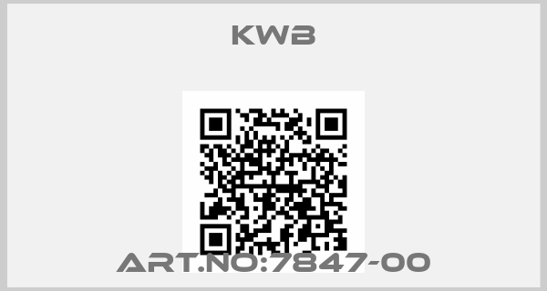 Kwb-Art.No:7847-00