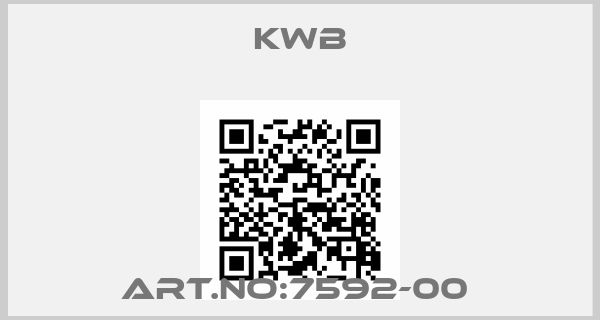 Kwb-Art.No:7592-00 