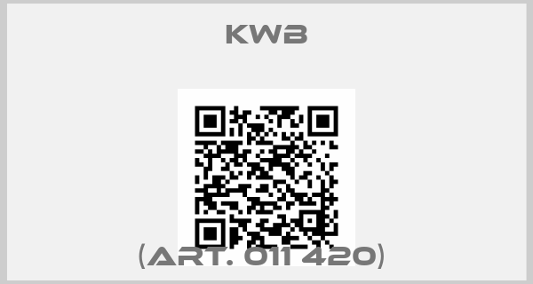 Kwb-(Art. 011 420) 