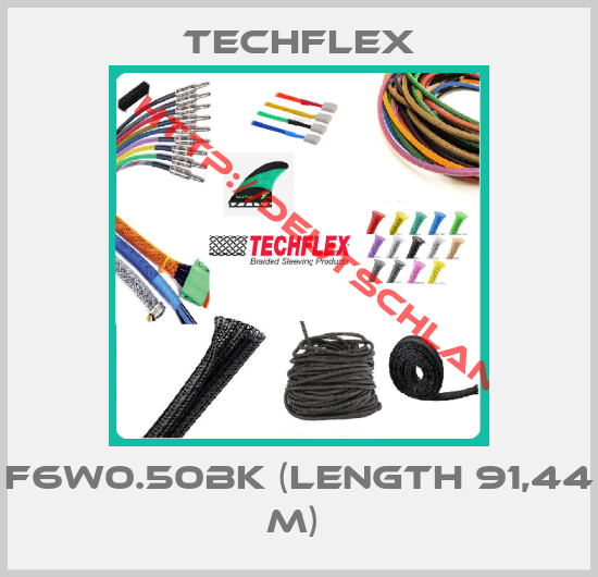 Techflex-F6W0.50BK (length 91,44 m) 