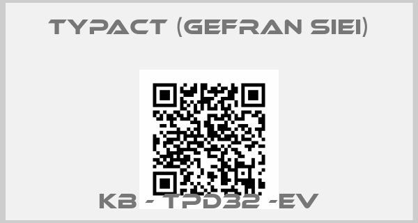 Typact (Gefran SIEI)-KB - TPD32 -EV