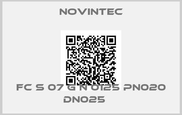 Novintec-FC S 07 G N 0125 PN020 DN025    