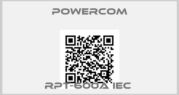 Powercom-RPT-600A IEC 