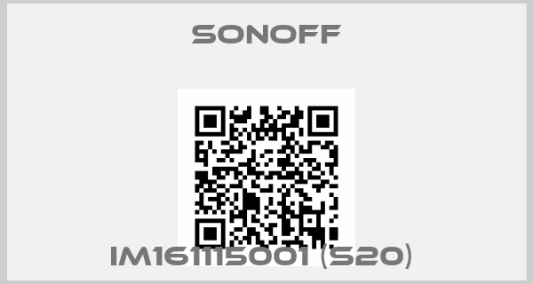 Sonoff-IM161115001 (S20) 