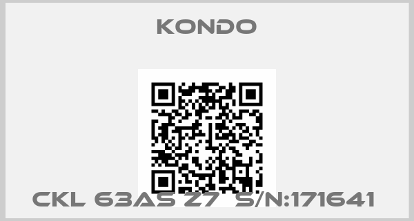Kondo-CKL 63AS Z7  S/N:171641 