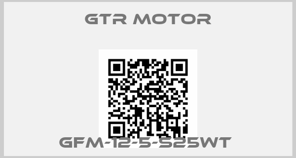 GTR MOTOR-GFM-12-5-S25WT 