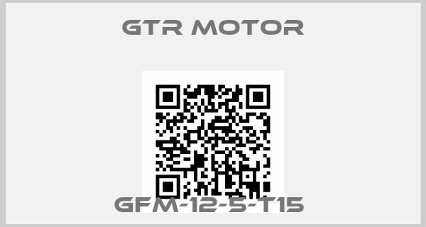 GTR MOTOR-GFM-12-5-T15 