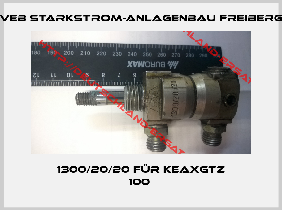 VEB Starkstrom-Anlagenbau Freiberg-1300/20/20 für KEAXGTZ 100 