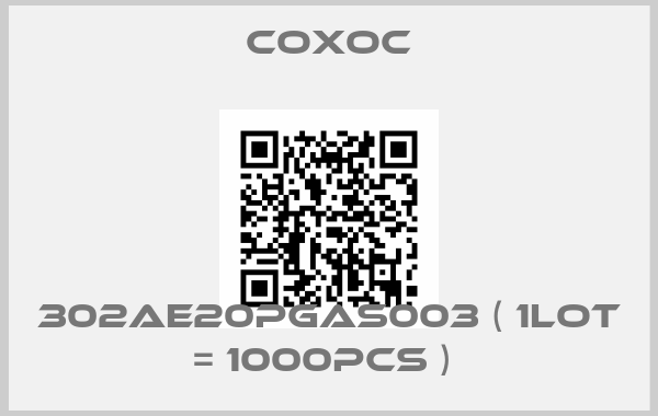 coxoc-302AE20PGAS003 ( 1lot = 1000pcs ) 