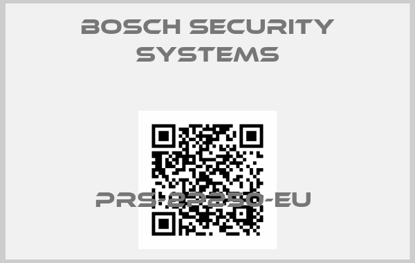 Bosch Security Systems-PRS-2P250-EU 