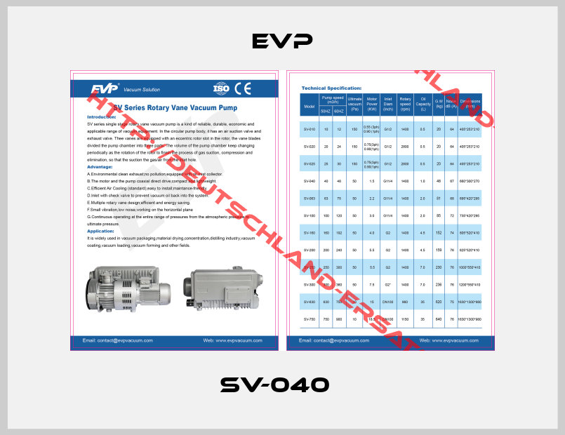 EVP-SV-040  
