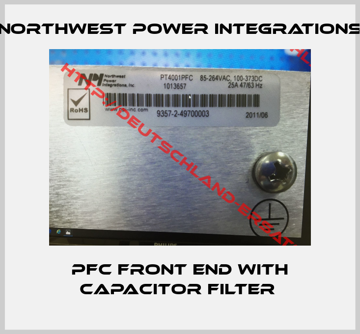 Northwest Power Integrations-PFC Front End with Capacitor Filter 